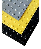 משטח אזהרה מגומי איכותי 'בטיחותי'