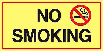 30×15 ס"מ NO SMOKING