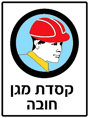 קסדת מגן חובה 30×40 ס"מ