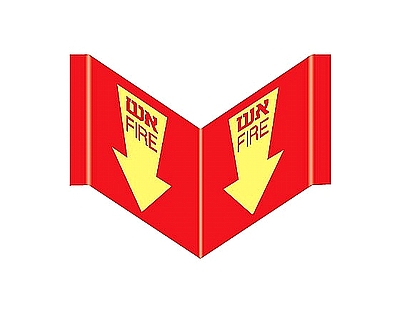 FIRE פנורמי אש 27×12 ס"מ