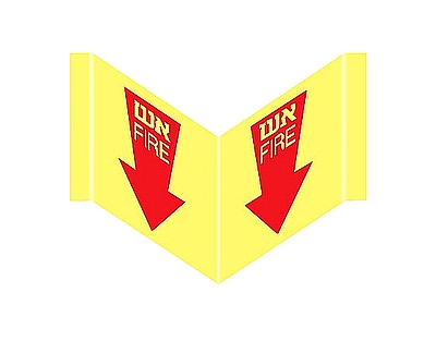 FIRE פנורמי אש 27×12 ס"מ