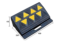 רמפה למדרכה גובה 13 סמ עם ידית מובנת