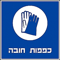 כפפות חובה 30×30 ס